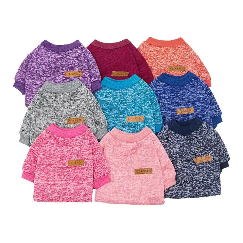 Small Dog & Cat Pullover Sweater – XS–2XL