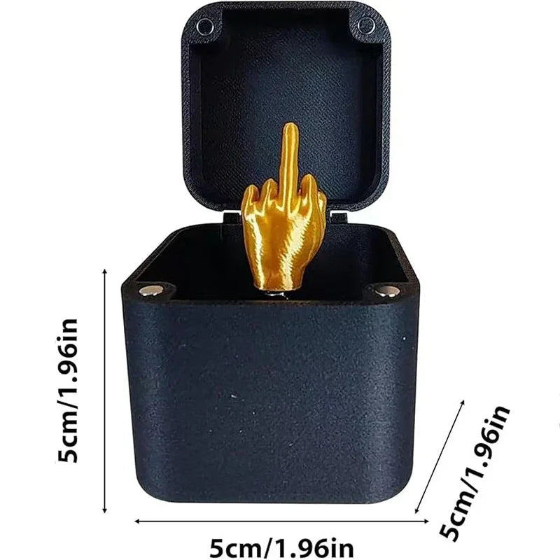 Middle-Finger-in-a-Box Prank Decoration