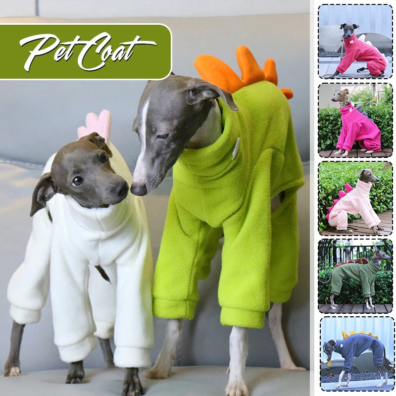 Dinosaur Turtleneck Dog Outfit – Four-Leg Design