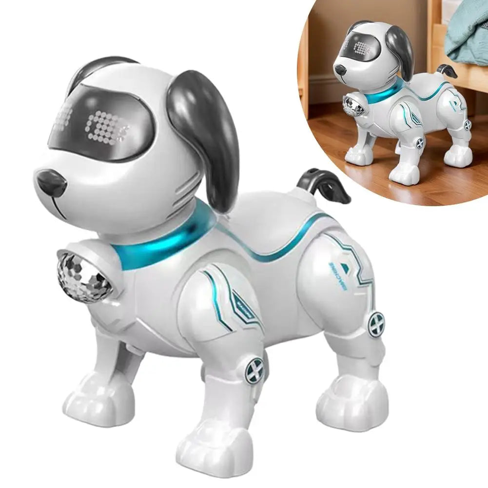 Walking Robot Dog with Music & Lights