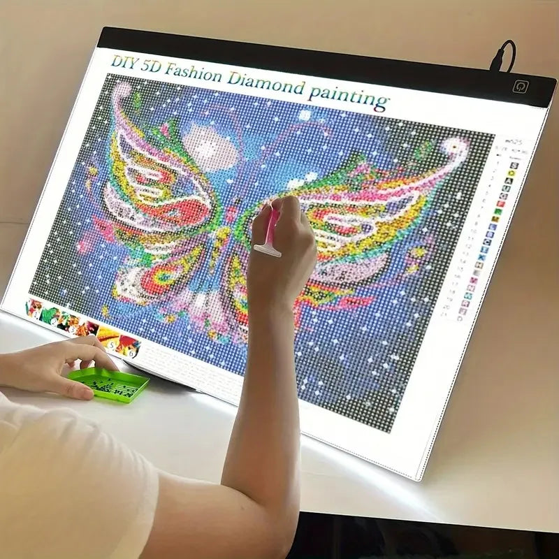A3 LED Tracing Light Pad – 3 Brightness Levels