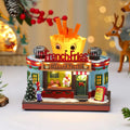 Light-Up Christmas Village Decorations – Shops & Santa House