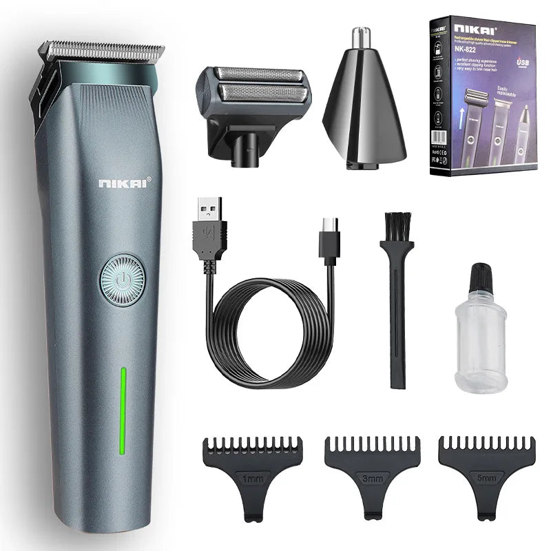 Rechargeable Body Trimmer with Grooming Kit Options