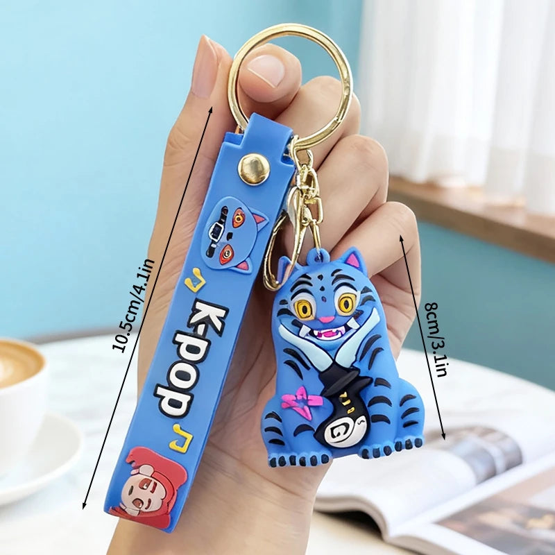K-Pop Character PVC Keychain & Backpack Charm
