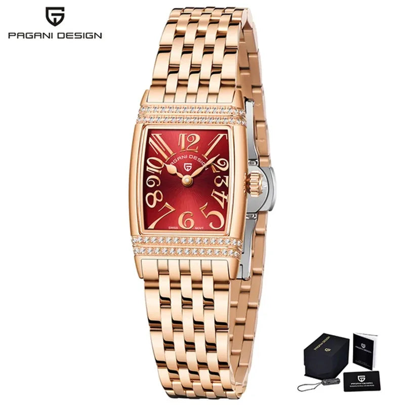 PAGANI DESIGN PD-1737L Women's Rectangular Quartz Watch
