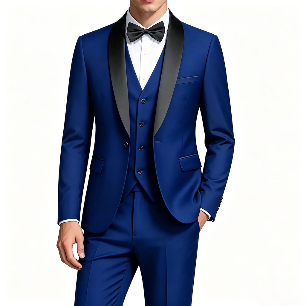 Men's Shawl-Lapel Tuxedo Suit for Weddings & Formal Events