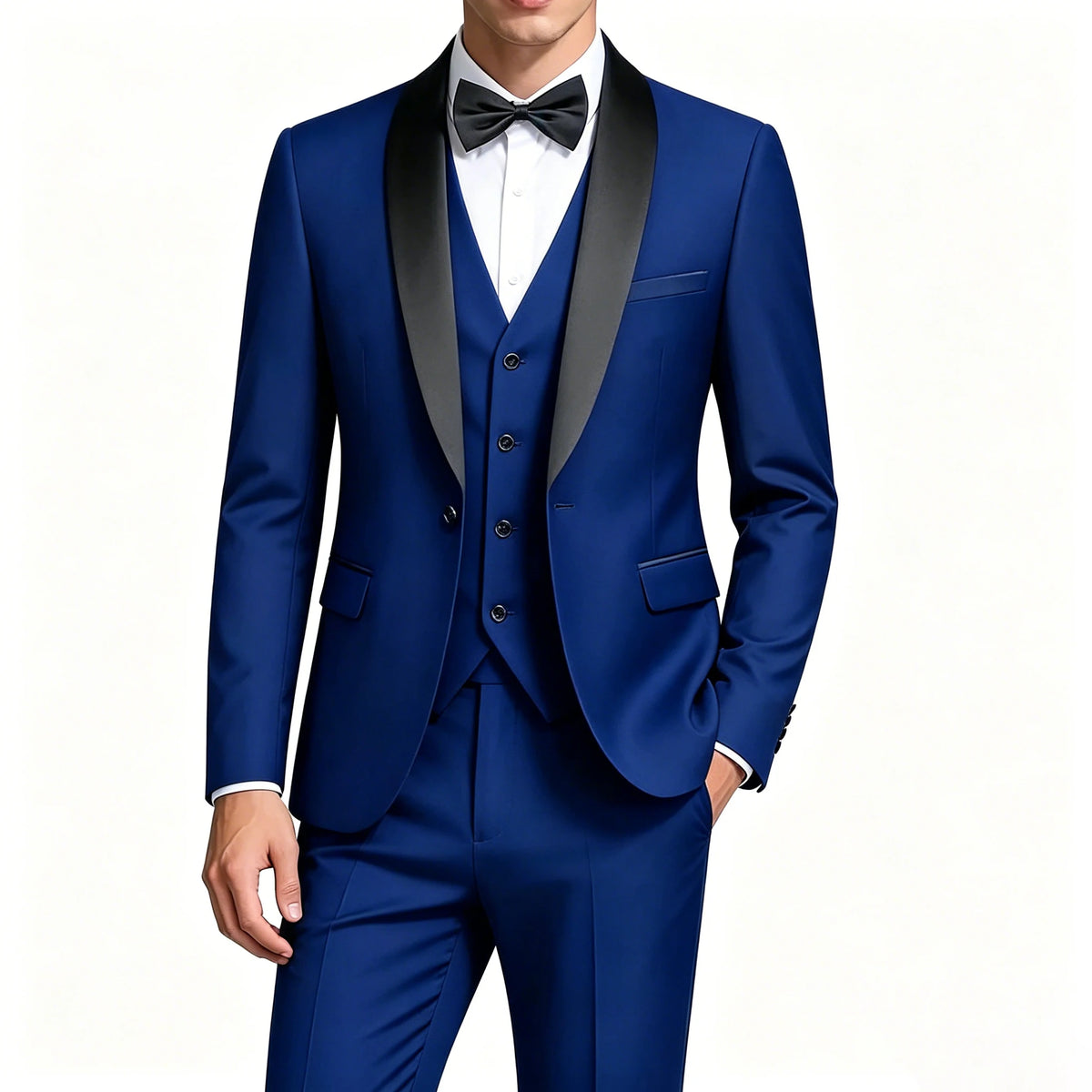 Men's Shawl-Lapel Tuxedo Suit for Weddings & Formal Events