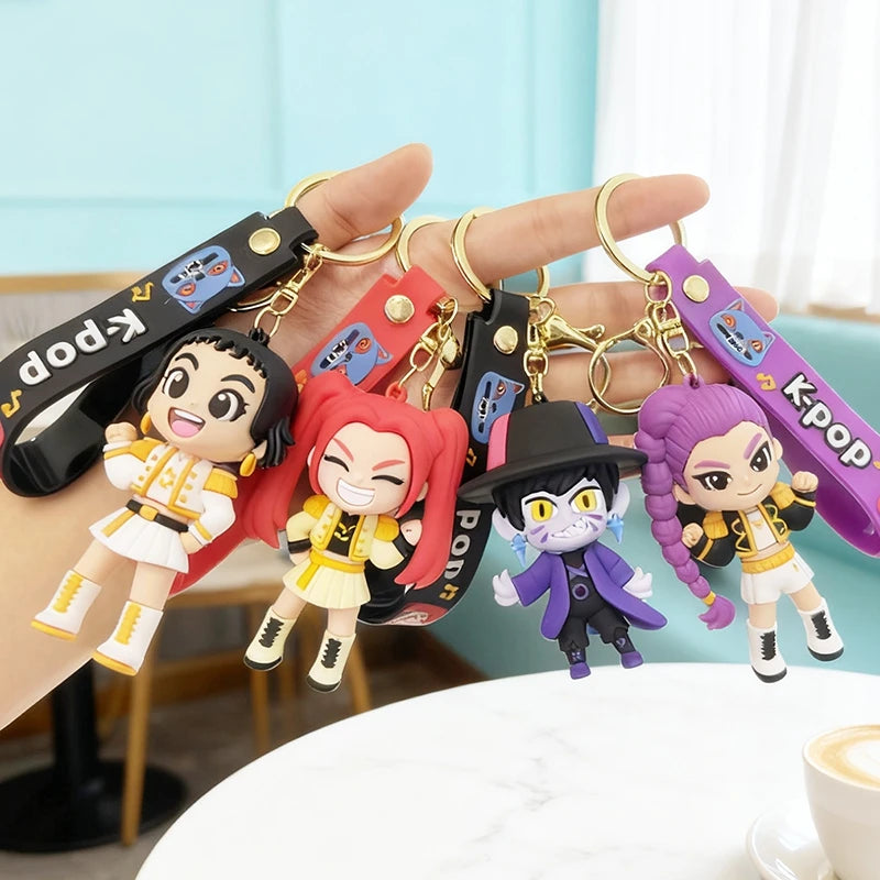 K-Pop Character PVC Keychain & Backpack Charm