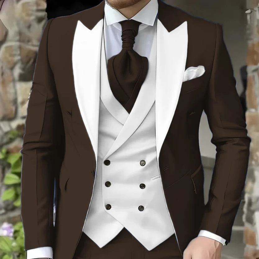 Men's Classic Formal Suit for Weddings & Special Occasions