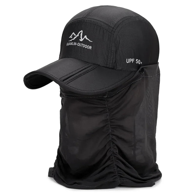 Adjustable Outdoor Cap with Face and Neck Cover