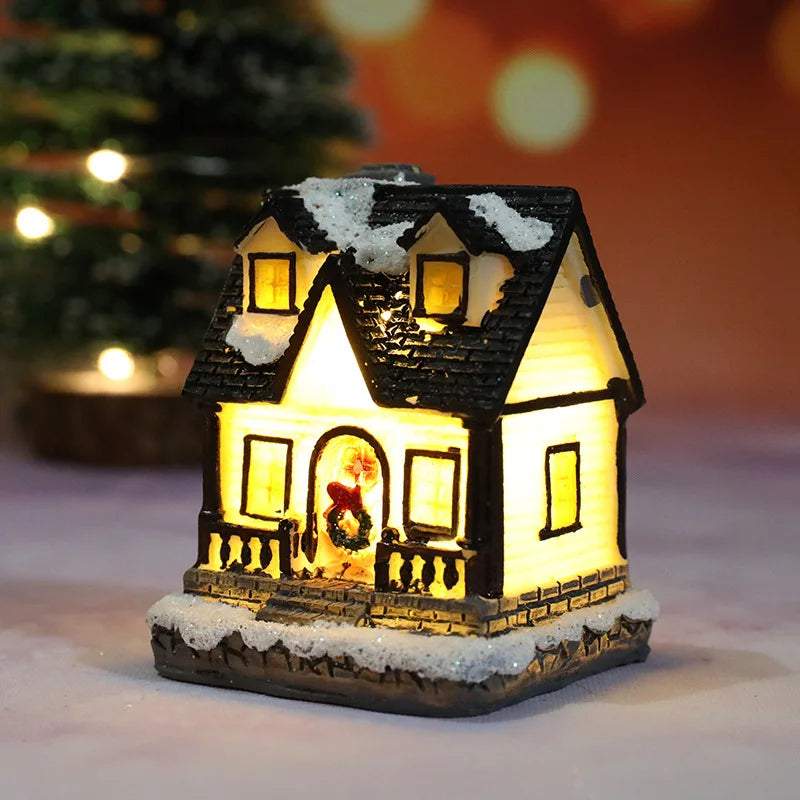 LED Miniature Christmas House Night Light