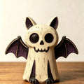 Wooden Halloween Tabletop Figures – Owl, Ghost, Pumpkin & Cat