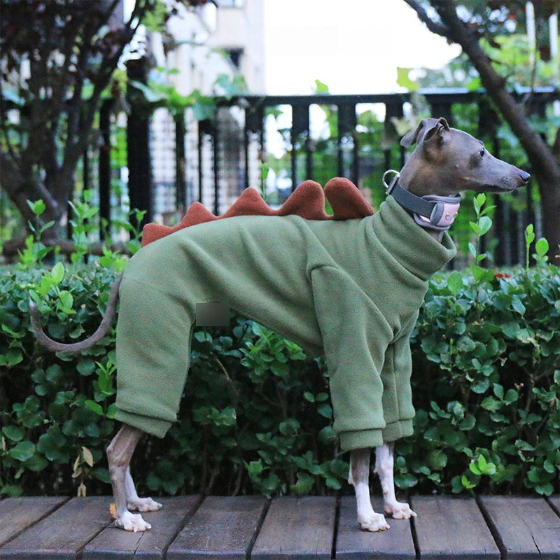 Dinosaur Turtleneck Dog Outfit – Four-Leg Design