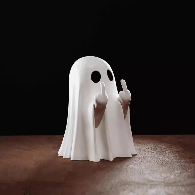 Middle-Finger Ghost Figurine – Adult Novelty Decor