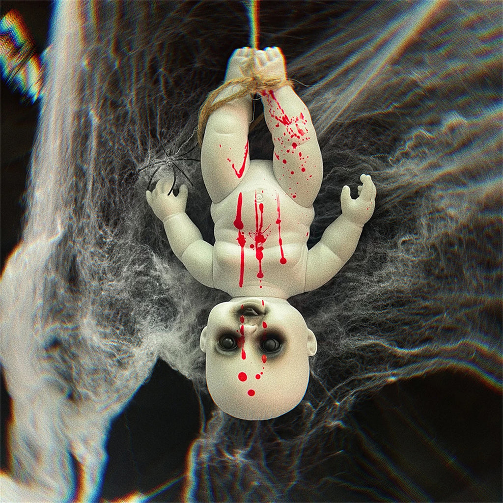 Creepy Horror Doll Decoration – Blood-Stained Designs