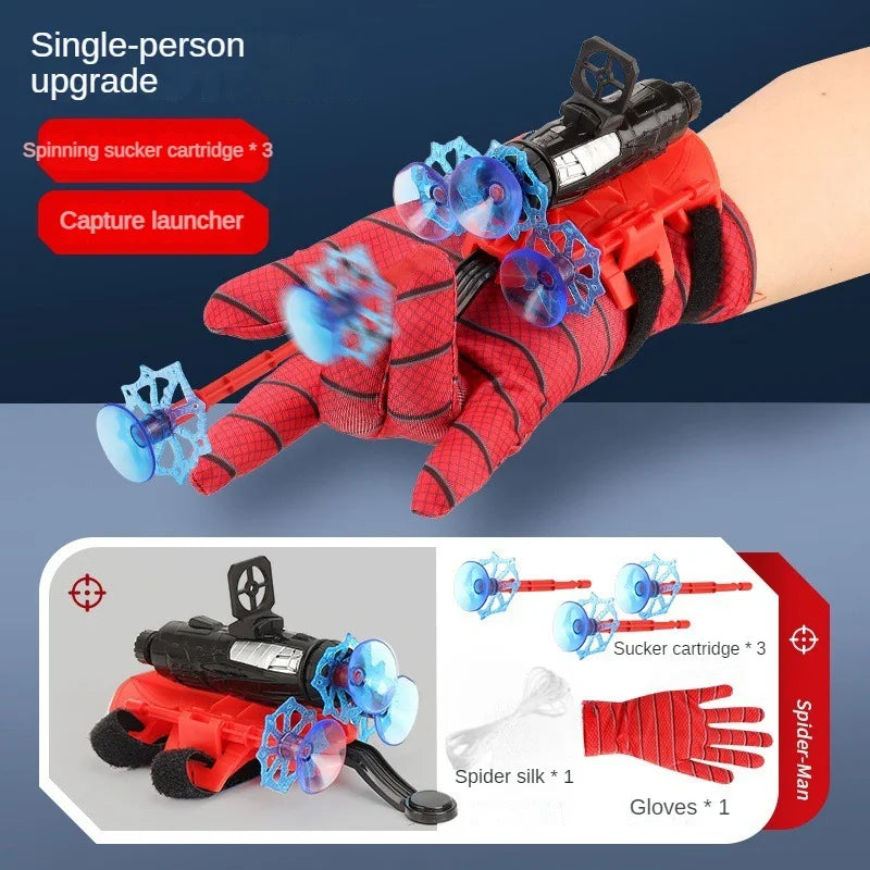 Spider Web Wrist Launcher Toy with Glove – Cosplay Set