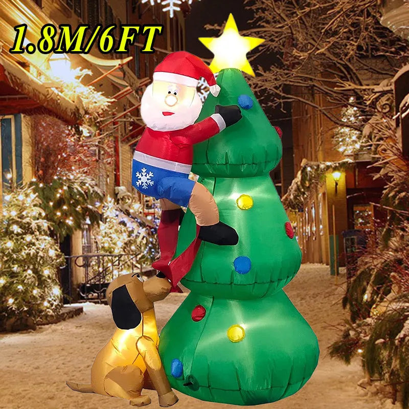 Light-Up Inflatable Christmas Decorations – Holiday Designs