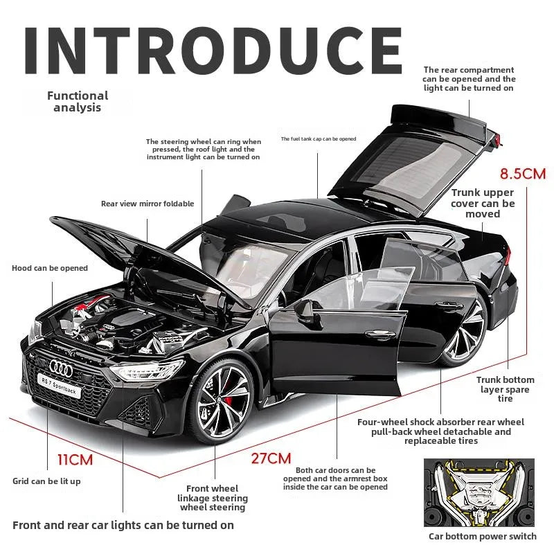 Audi RS7 Sportback 1:18 Diecast Model Car