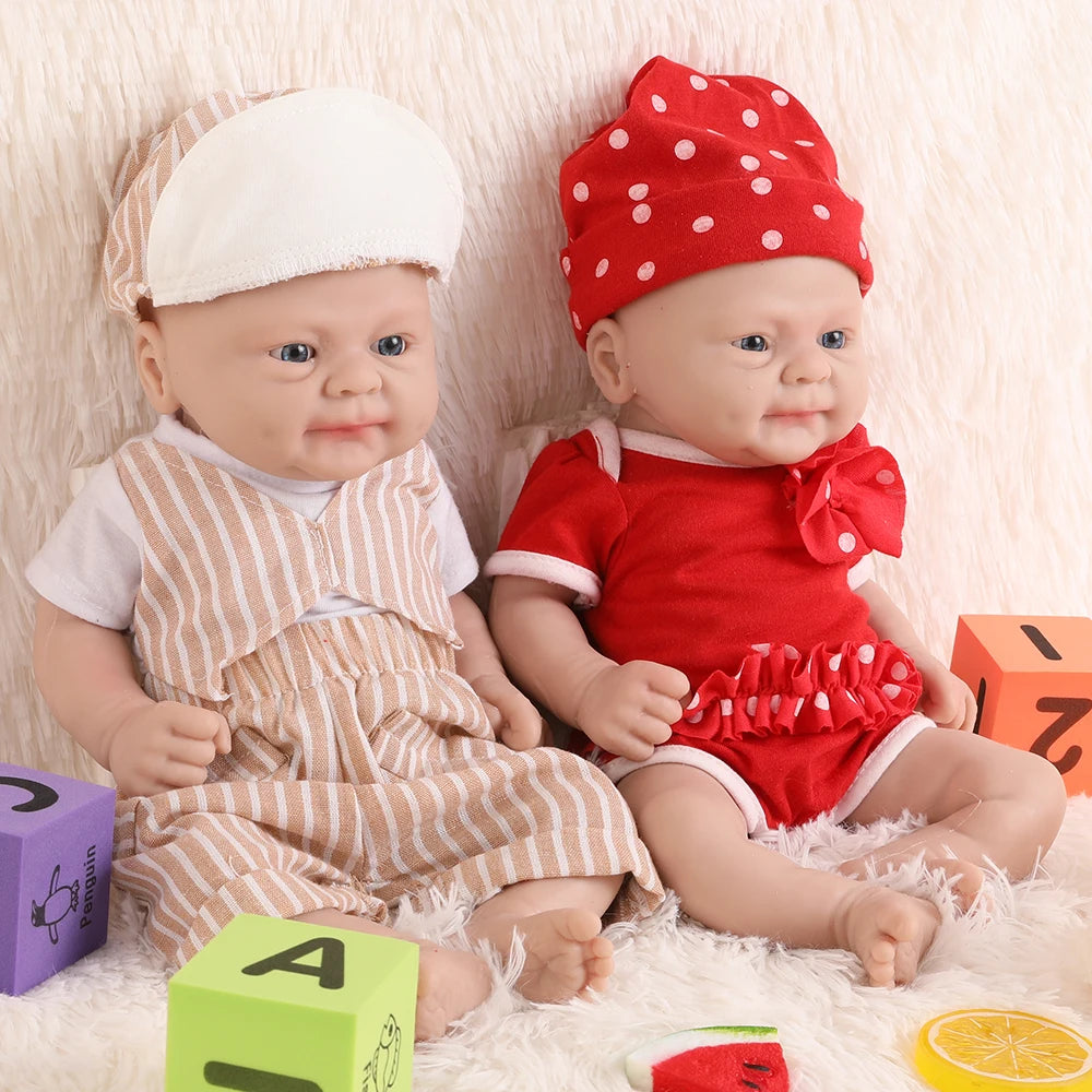 IVITA 14-Inch Silicone Reborn Baby Doll – Girl or Boy