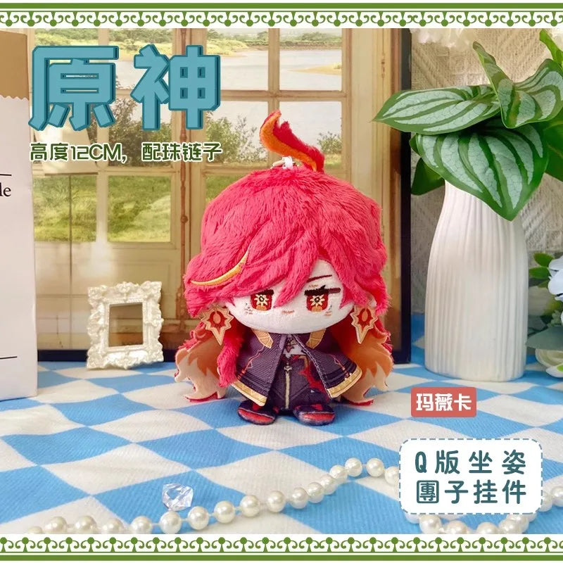 Genshin Impact Mini Character Plush Charm – 12 cm