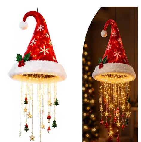 Santa Hat LED Hanging Decoration – Holiday Designs