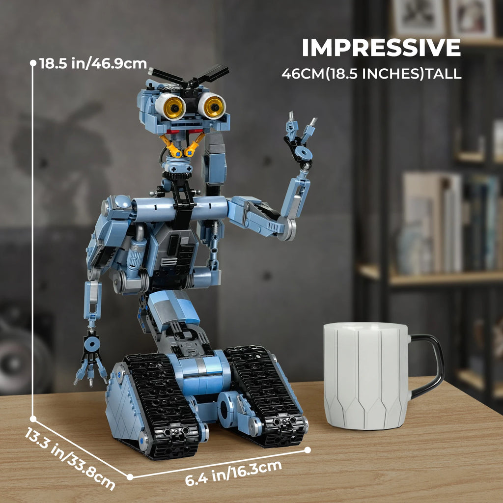 Johnny 5 Motorized Robot Building Set – 1,176 Pieces