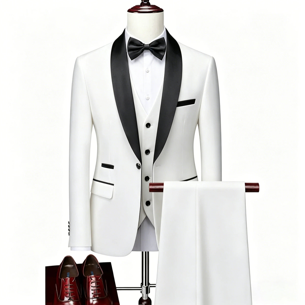Men's Shawl-Lapel Tuxedo Suit for Weddings & Formal Events