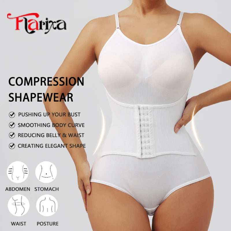 Women’s Hook-Closure Shapewear Bodysuit