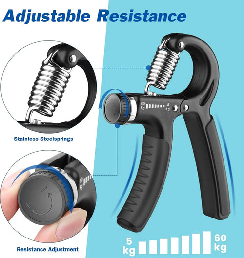 Adjustable Hand Grip Strengthener – One or Two Pieces