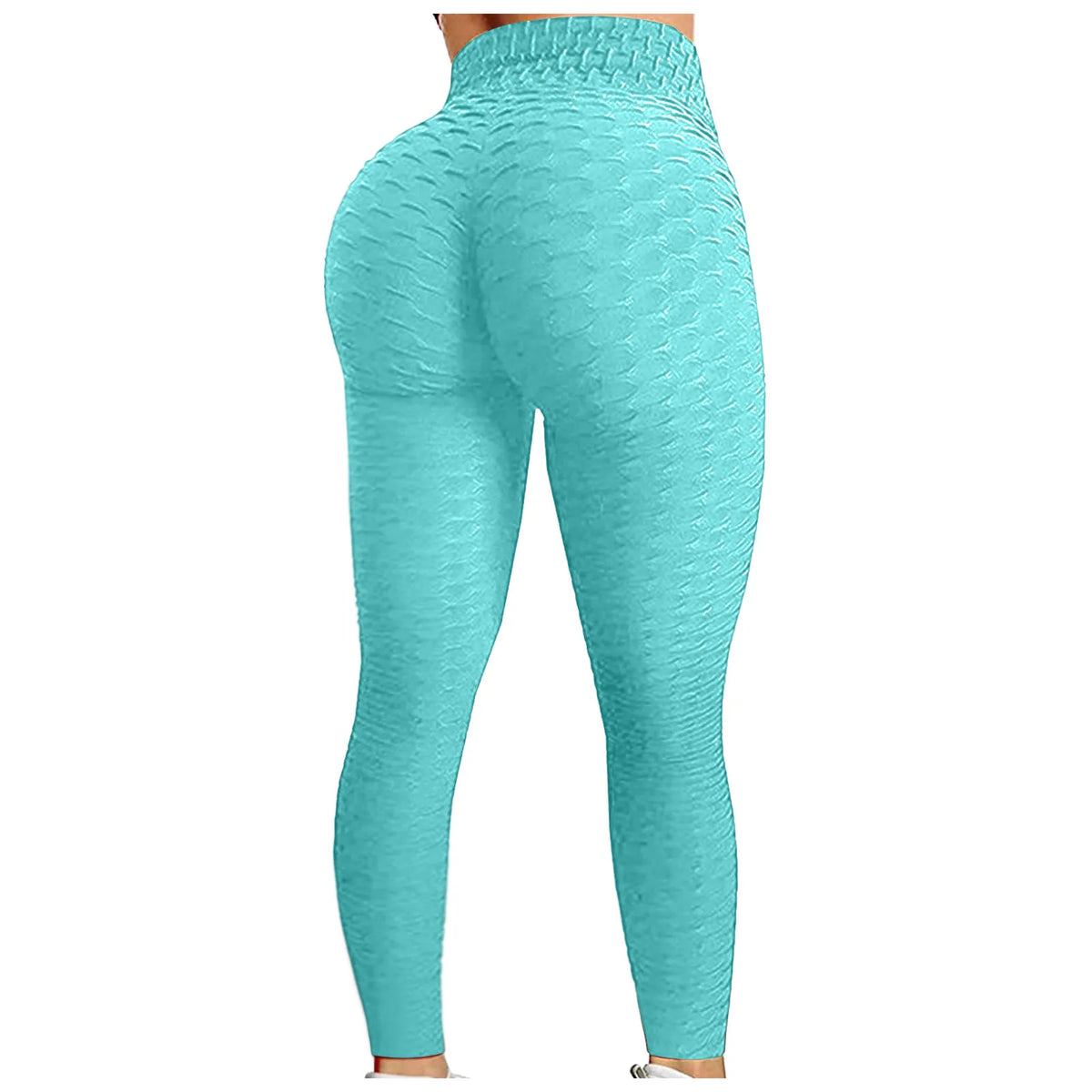 Women’s High-Waist Bubble-Texture Leggings