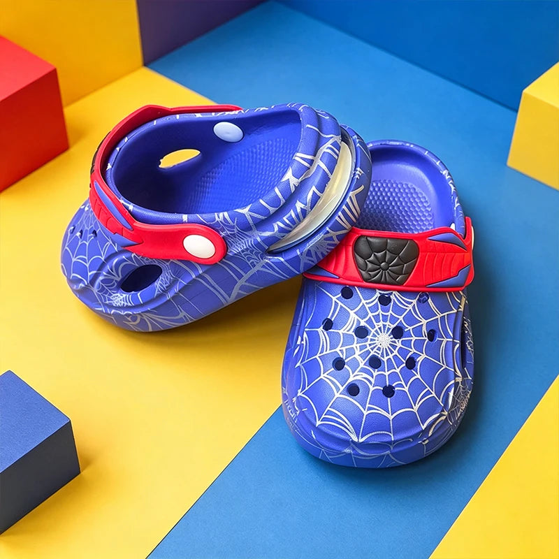 Kids’ Spider Web Clogs with Heel Strap