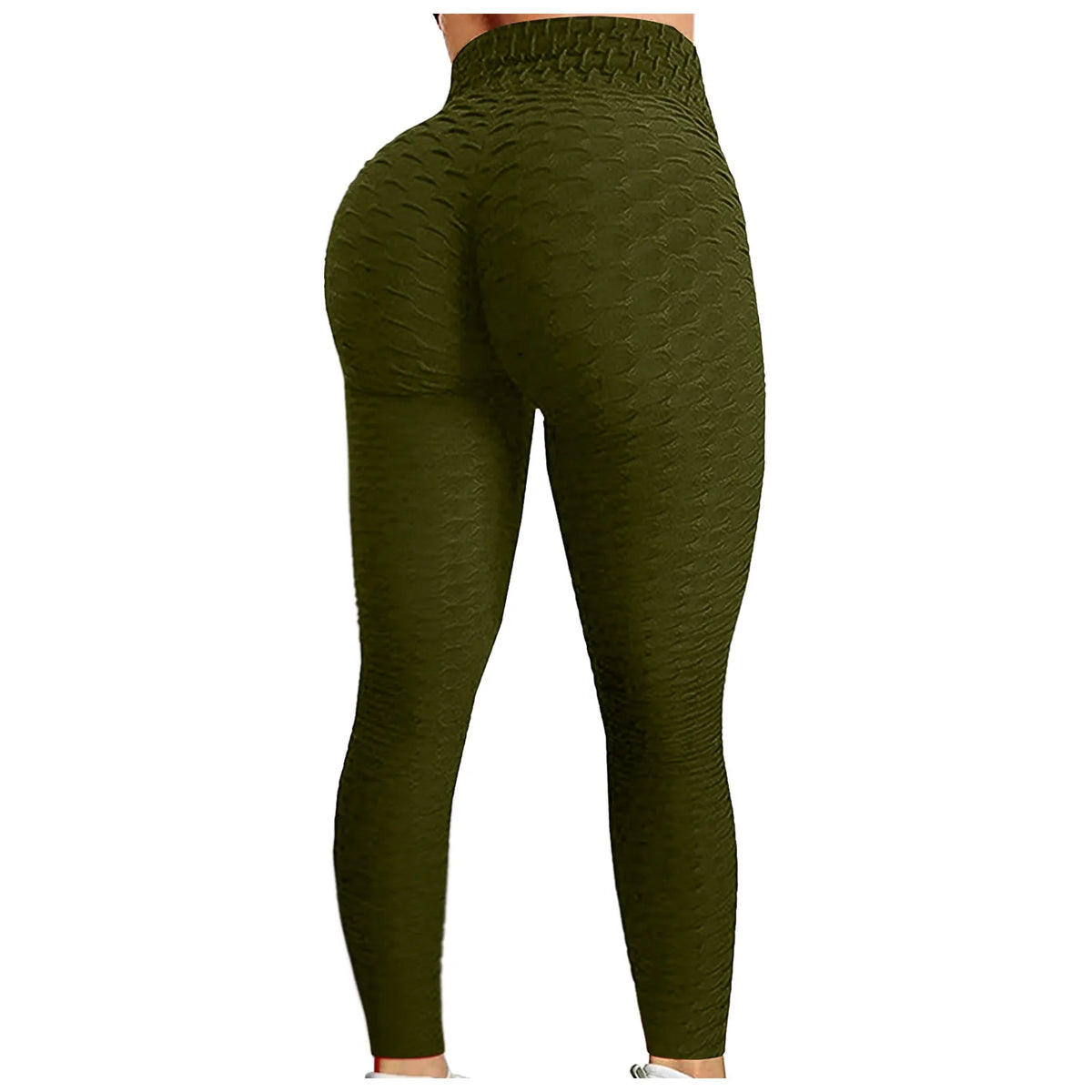 Women’s High-Waist Bubble-Texture Leggings
