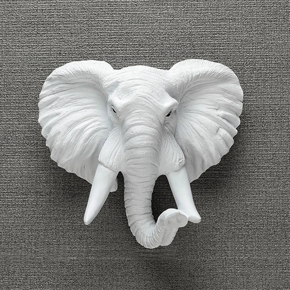Resin Animal Head Wall Décor