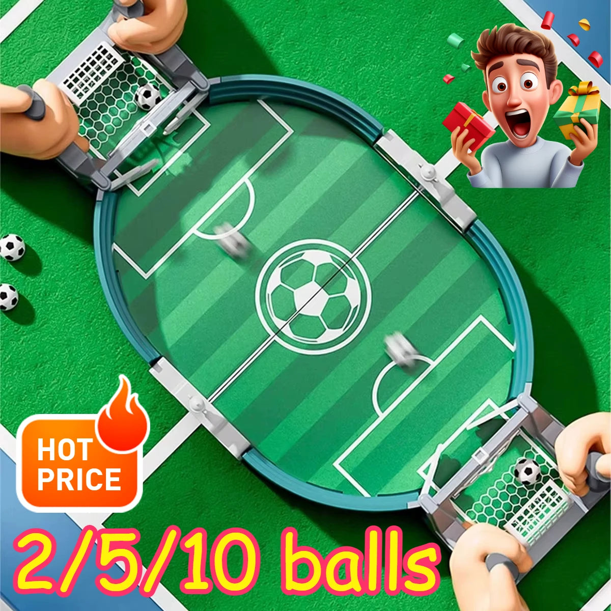Two-Player Tabletop Soccer Game