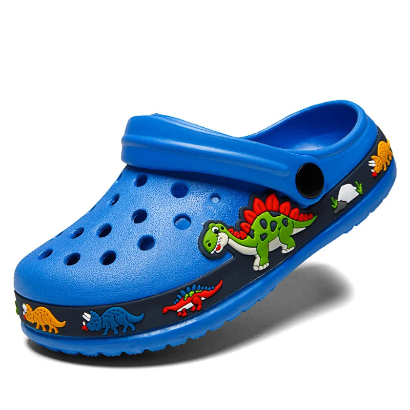 Kids’ Cartoon EVA Clogs with Heel Strap
