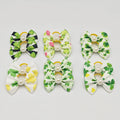 Dog Hair Bows with Elastic Bands – Mixed 10-Pack