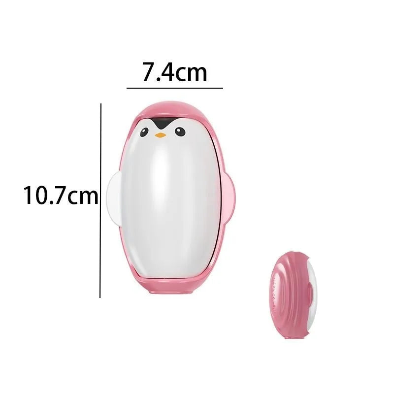 Washable Penguin Lint Roller – Black or Pink