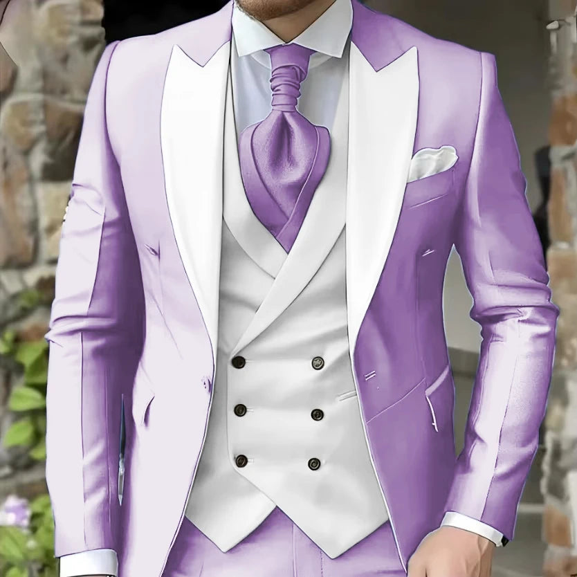 Men's Classic Formal Suit for Weddings & Special Occasions