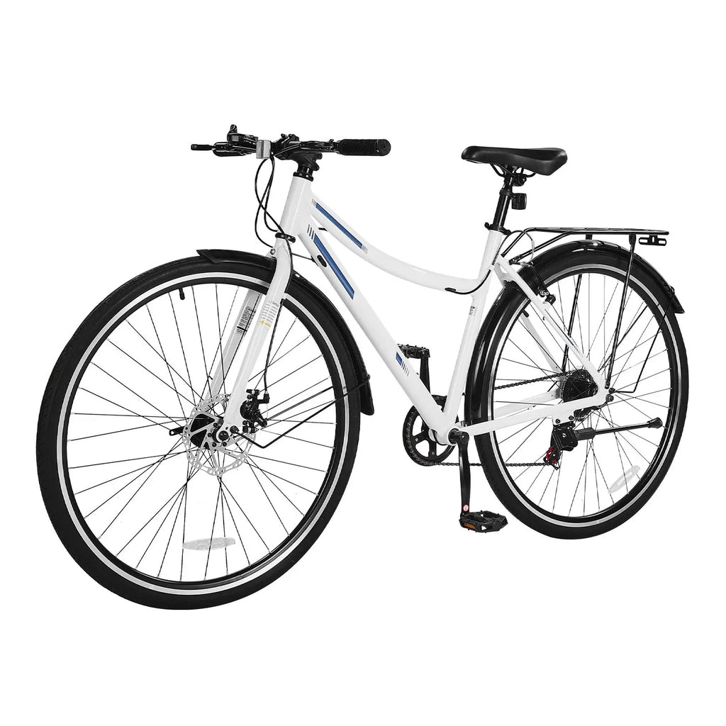700c Step-Through 7-Speed Hybrid Bicycle