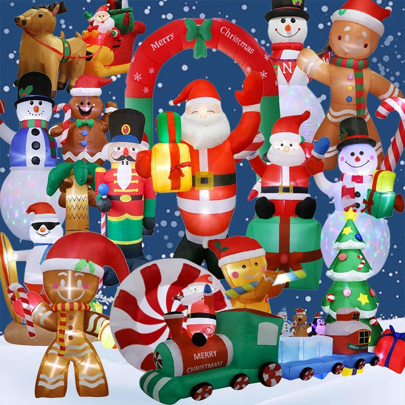 Light-Up Inflatable Christmas Decorations – Holiday Designs