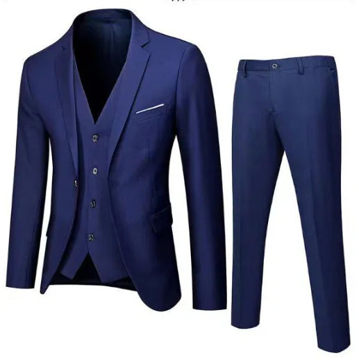 Men's Single-Breasted Suit for Weddings & Formal Occasions