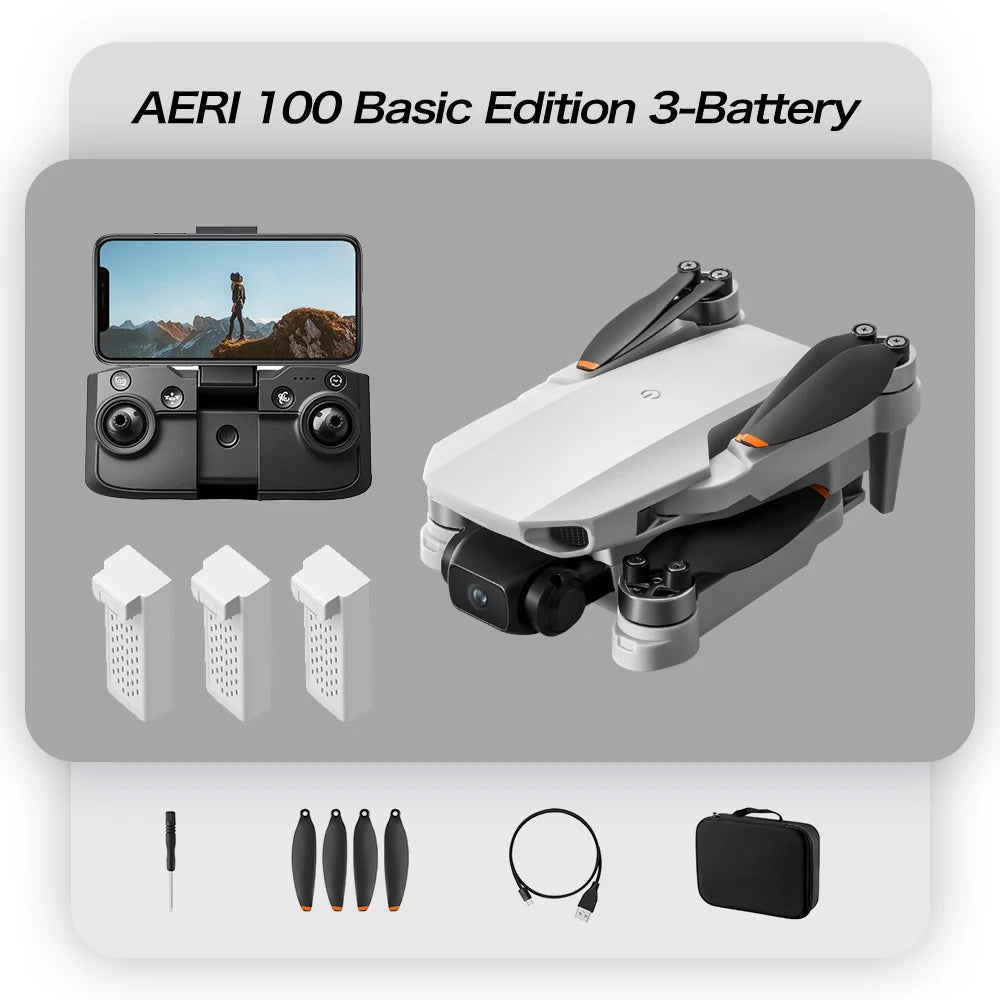 Aeri100 / Aeri100VR Dual-Camera Drone & Propeller Option