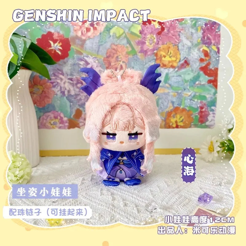Genshin Impact Mini Character Plush Doll – 12 cm
