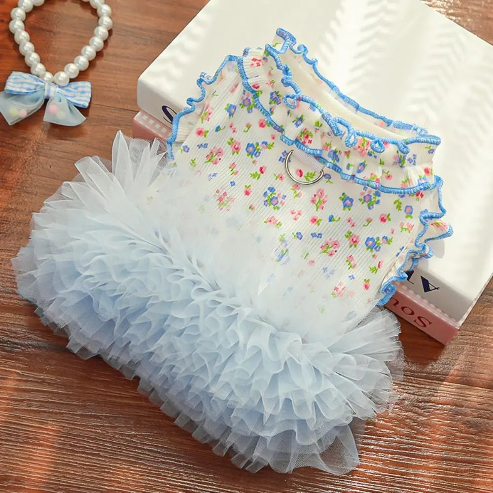 Floral Pet Dresses & Vests – Ruffled Styles