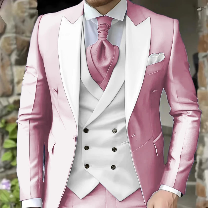 Men's Classic Formal Suit for Weddings & Special Occasions