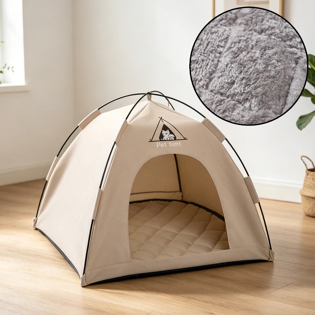 Dome-Style Pet Tent Bed – Three Sizes