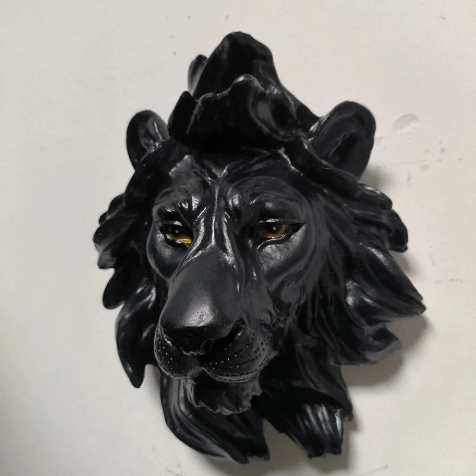 Resin Animal Head Wall Décor