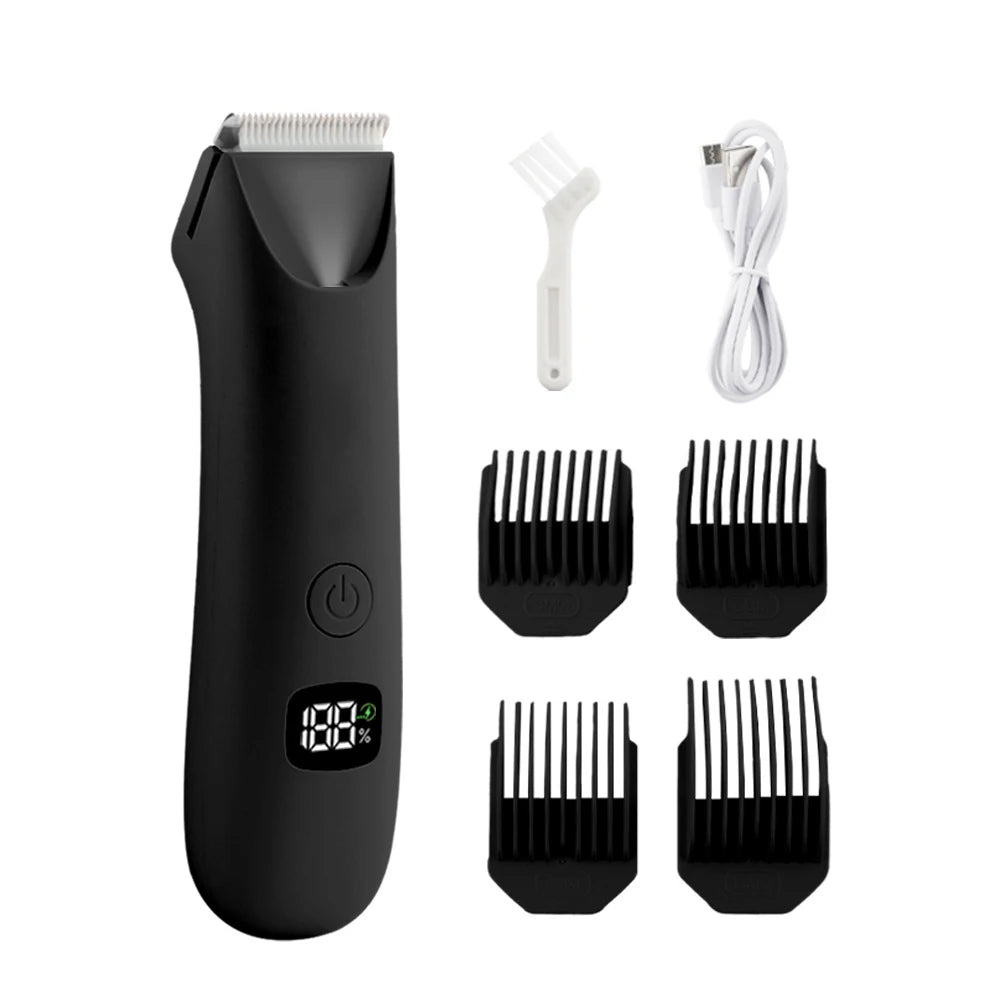 Rechargeable Body Trimmer with Grooming Kit Options