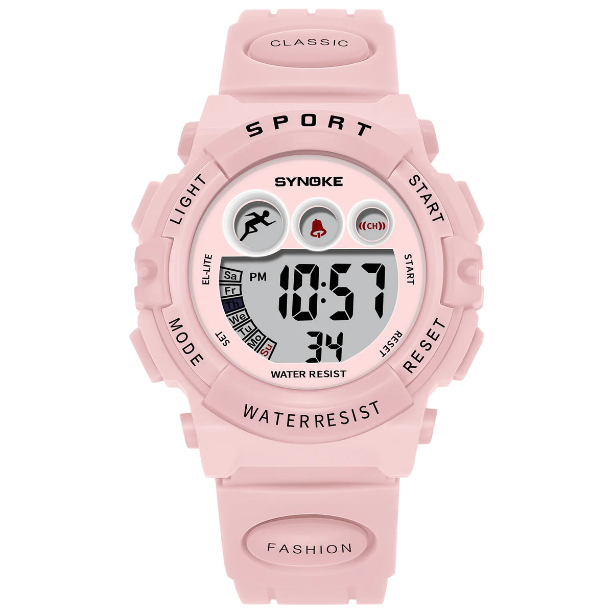 Kids' Digital Sport Watch with Backlight and Alarm