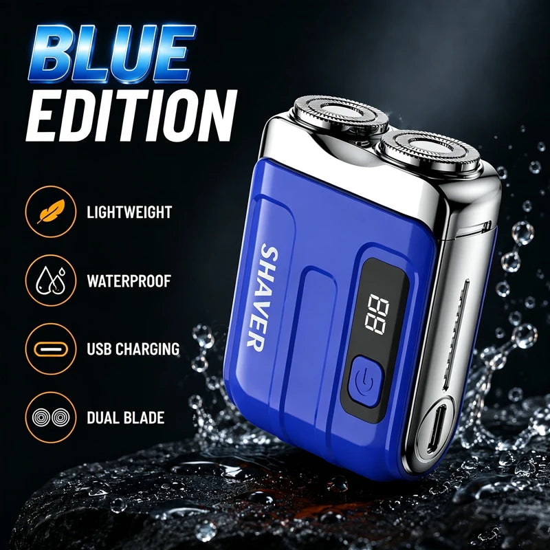 Mini USB Rechargeable Dual-Head Electric Shaver